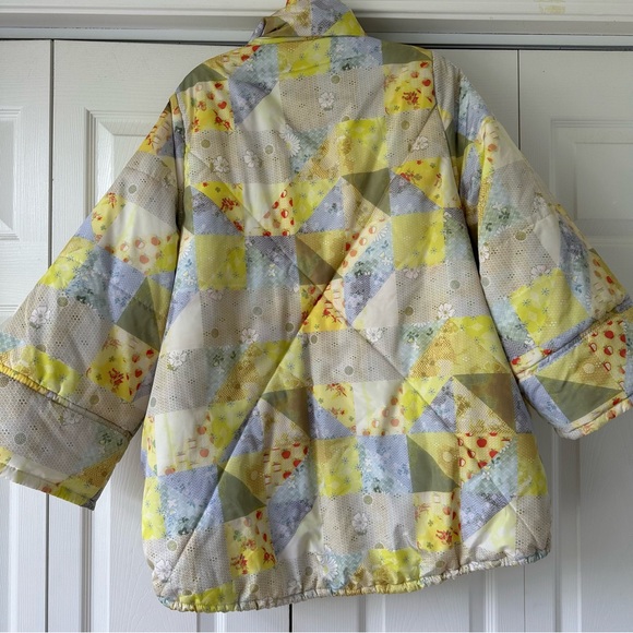 Urban Outfitters Patchwork Printed Nylon Puffer Jacket - Picture 7 of 8
